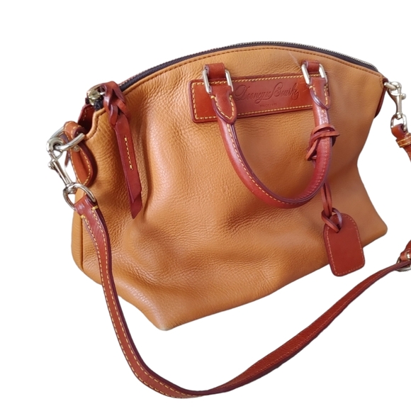 Dooney & Bourke Dillen Leather Satchel Crossbody Bag - Picture 14 of 16